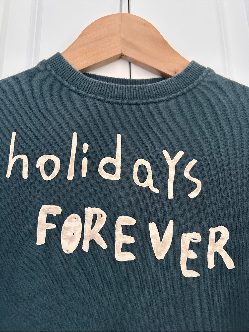Zara Baby holiday sweatshirt 2-3 years holidays forever, happy days - Picture 3 of 8